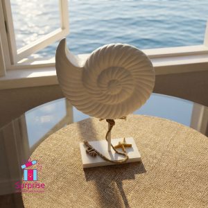 Mediterranean Shell Table Sculpture - Image 1