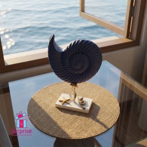 Mediterranean Shell Table Sculpture - Image 1