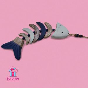 Handcrafted Wooden Fish Decor - Image 2