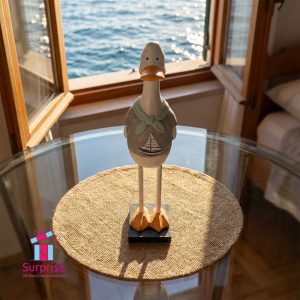 Nautical Anchor Duck Figurine - Image 1