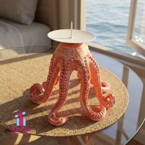 Octopus Candle Holder Decor - Image 1