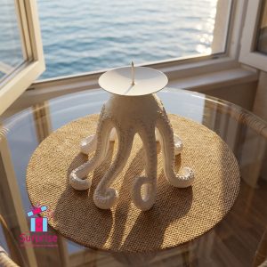 Octopus Candle Holder Decor - Image 1