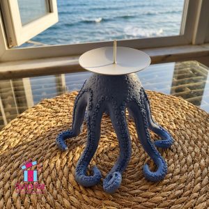 Octopus Candle Holder Decor - Image 1