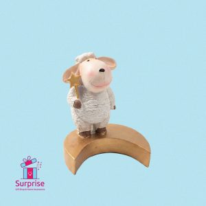 Eid Sheep Resin Figurine Moon Decor - Image 2
