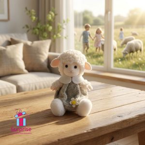 Eid Lamb Wool Toy 9 CM - Image 1