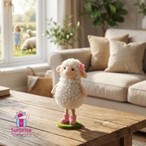 Decorative Standing Eid Sheep 12 CM - Image 1