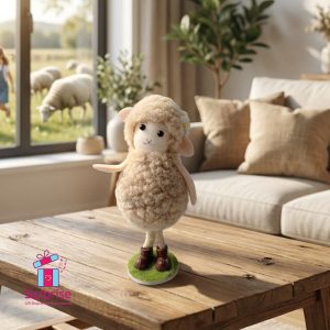 Decorative Standing Eid Sheep 12 CM - Image 1