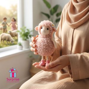 Decorative Standing Eid Sheep 12 CM - Image 1