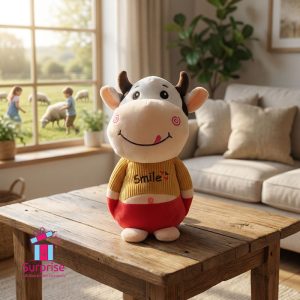 Eid Cow Plush Toy 25 CM - Image 1