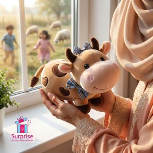 Eid Cow Plush Toy 20 CM - Image 1