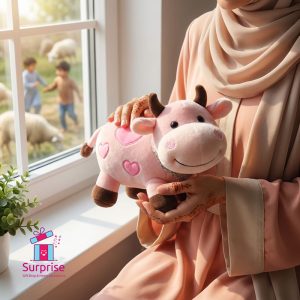 Eid Cow Plush Toy 20 CM - Image 1