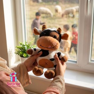 Eid Cow Plush Toy 25 CM - Image 1
