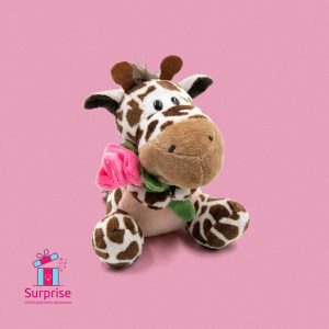 Eid Cow Rose Plush Toy 13 CM - Image 2