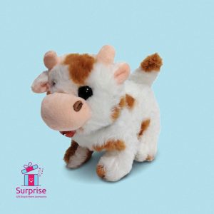 Interactive Plush Walking Cow Plays Cow Sound 16 CM - Image 2