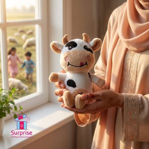 Eid Cow Plush Keychain - Image 1
