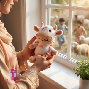 Eid Cow Plush Keychain - Image 1