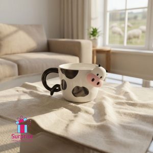 Cow Eid Porcelain Mug 350 ml - Image 1