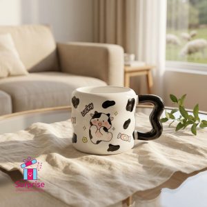 Cow Eid Porcelain Mug 350 ml - Image 1