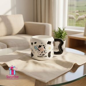 Cow Eid Porcelain Mug 350 ml - Image 1