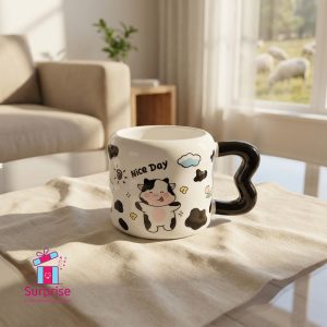 Cow Eid Porcelain Mug 350 ml - Image 1