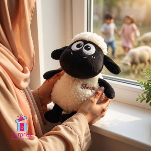 ⁦خروف العيد فرو 24 سم⁩ - الصورة ⁦1⁩