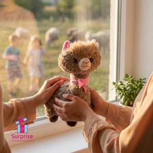 Eid llama Plush Toy 30 CM - Image 1