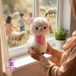Eid llama Plush Toy 30 CM - Image 1