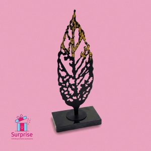 Abstract Metal Leaf Sculpture - Image 2