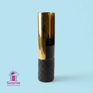 Collins Matte Black Gold Vas - Image 2