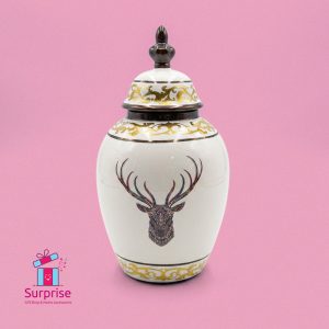 Decorative Deer Ceramic vase - Image 2