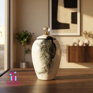 Handmade Abstract Ceramic Vase - Image 1