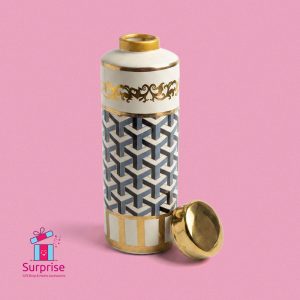 ⁦فازة سيراميك بتصميم هندسي مودرن⁩ - الصورة ⁦2⁩