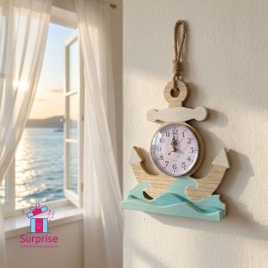 Nautical Anchor Wall Clock - Image 1