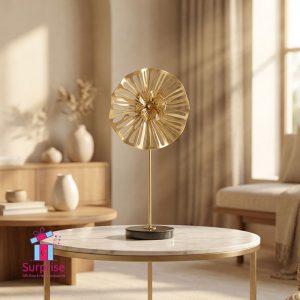 Gold Bloom Tabletop Sculpture - Image 1