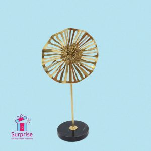 Gold Bloom Tabletop Sculpture - Image 2
