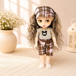 Mini Fashion Doll with Articulated Body 1 English Song 35 CM - Image 1