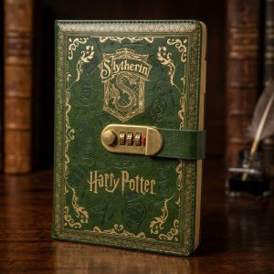 Harry Potter Slytherin Lock Diary NoteBook - Image 1