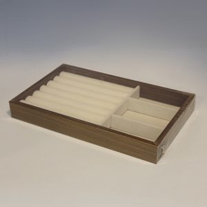 Walnut Wood Jewelry Organizer Tray - Image 2