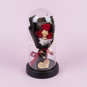 LED Acrylic Dome Flower Bouquet - Image 2