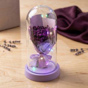 LED Acrylic Dome Flower Bouquet - Image 1