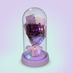 LED Acrylic Dome Flower Bouquet - Image 2