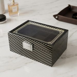 Premium 3-Slot Watch & Accessory Box - Image 1