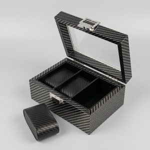 Premium 3-Slot Watch & Accessory Box - Image 2