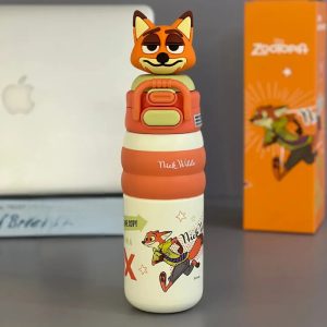 Disney Zootopia Nick Wilde 3D Character Thermos Cup 500ml - Image 1