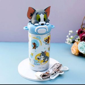 Tom and Jerry Stainless Steel 3D Topper Bottle 550ml - Image 2
