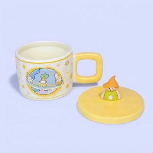 Porcelain Mug with Lid 350 ml - Image 2