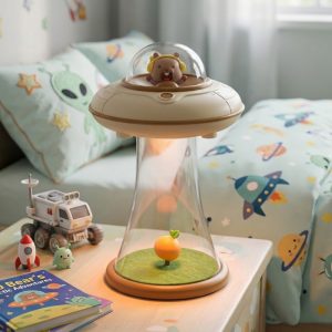 ⁦أباجورة  UFO الفضائي بتصميم كرتوني⁩ - الصورة ⁦1⁩