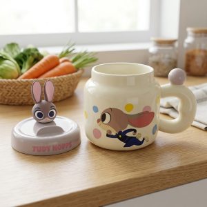 Disney Zootopia Porcelain Mug with Lid 350ml - Image 1