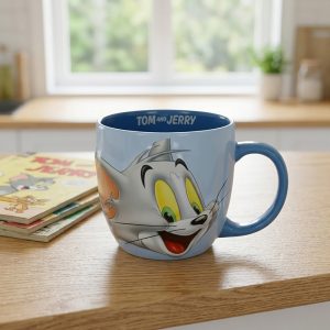 Tom Mouse 3D Porcelain Mug 350ml - Image 1