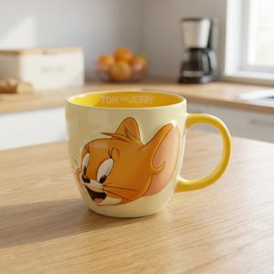 Jerry Mouse 3D Porcelain Mug 350ml - Image 1